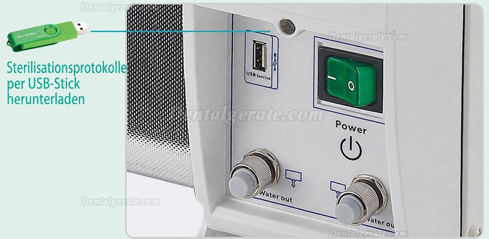 Getidy&reg; JQ-A-18/23 Zahnheilkunde-Dampfautoklaven-Sterilisator Klasse B 18L/23L